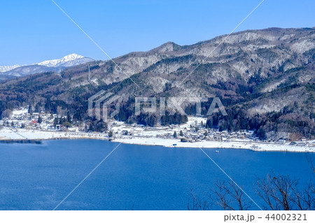 冬の木崎湖 44002321