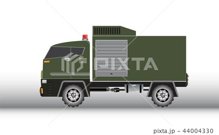 Military truck vector and illustration 44004330