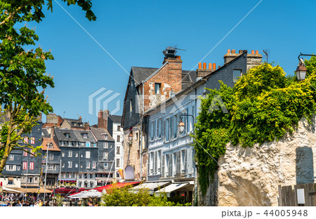 Traditional houses in Honfleur. Normandy, France 44005948