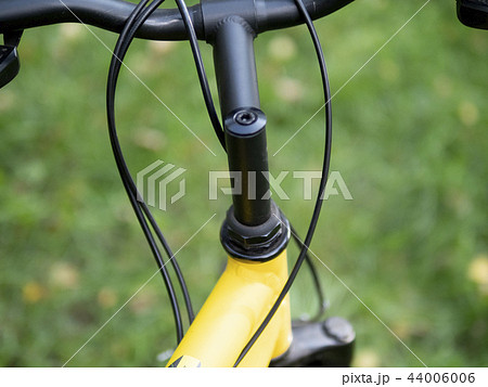Vintage bicycle hand brake on white background Vintage bicycle hand brake on white background 44006006