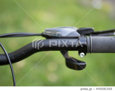 Vintage bicycle hand brake on white background 44006300