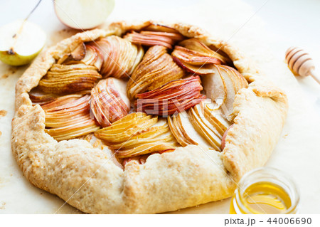 Apple and pear galette. Apple and pear galette. 44006690