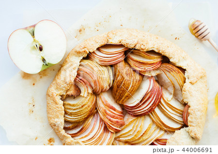 Apple and pear galette. 44006691