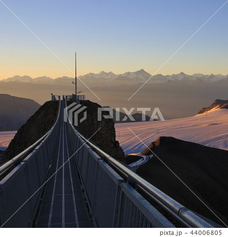 Sunrise view from Glacier 3000. 44006805
