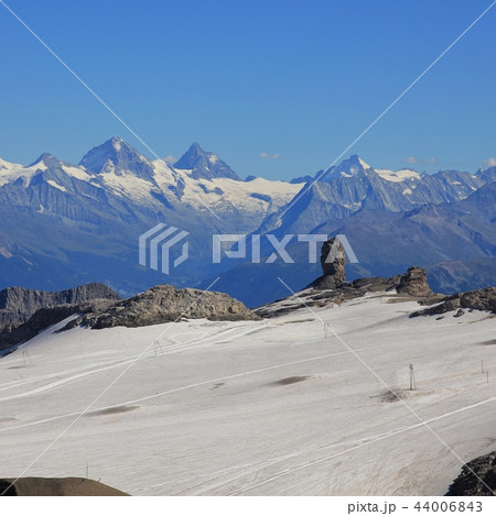 Diablerets Glacier in summer. Quille Du Diable. 44006843
