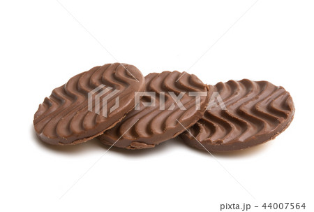 chocolate cookies isolated 44007564