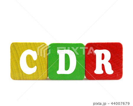cdr - isolated text in wooden building blocks 44007679