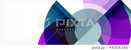 Vector fantastic circle modern geometric background template Vector fantastic circle modern geometric background template 44008398