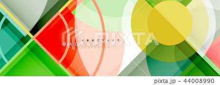 Vector fantastic circle modern geometric background template Vector fantastic circle modern geometric background template 44008990