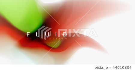 Fluid flowing wave abstract background 44010804