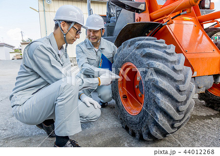 働く人々　重機 44012268