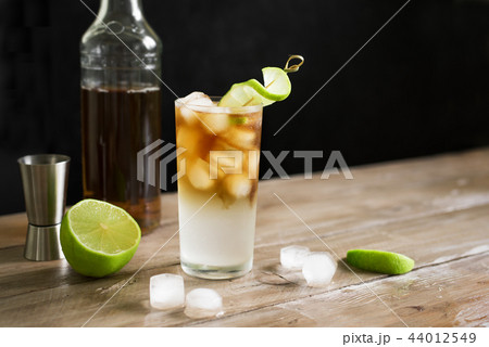 Dark and Stormy Rum Cocktail 44012549
