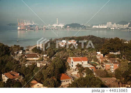 Xiamen city viewed from Gulangyu Xiamen city viewed from Gulangyu 44013065