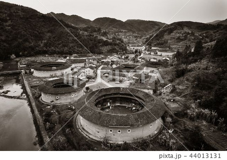 Fujian Tulou aerial view 44013131