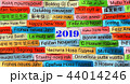 Happy New 2019 Year in  different languages 44014246