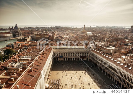Piazza San Marco bell tower view Piazza San Marco bell tower view 44014437