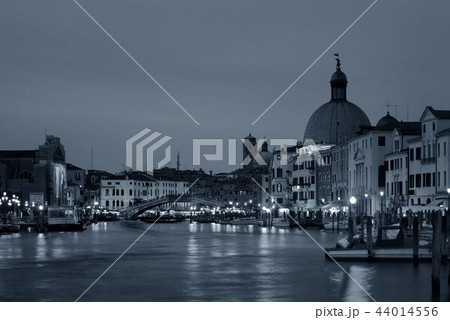 Venice canal night Venice canal night 44014556