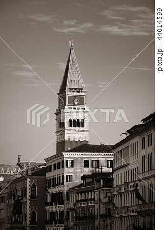 St Marks church clock tower and street 44014599