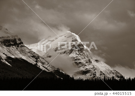 Foggy mountain sunset Foggy mountain sunset 44015515