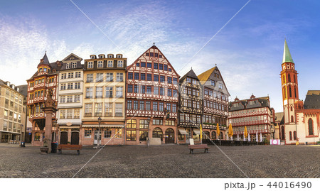 Frankfurt Germany, panorama city skyline at Romer 44016490