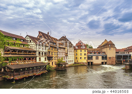 Strasbourg France, Colorful Half Timber House 44016503