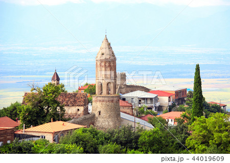 Aerial view on Sighnaghi, Kakheti region, Georgia Aerial view on Sighnaghi, Kakheti region, Georgia 44019609