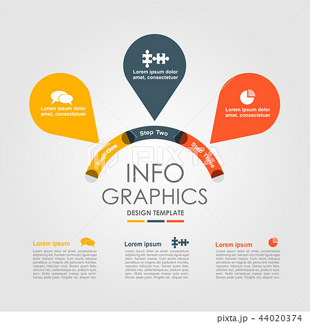 Infographic design template with place for your text. Vector illustration. 44020374