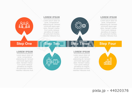 Infographic design template with place for your text. Vector illustration. 44020376