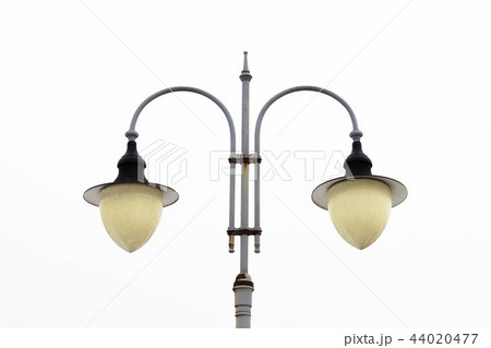 Street post-lamp with two shades. Street post-lamp with two shades. 44020477