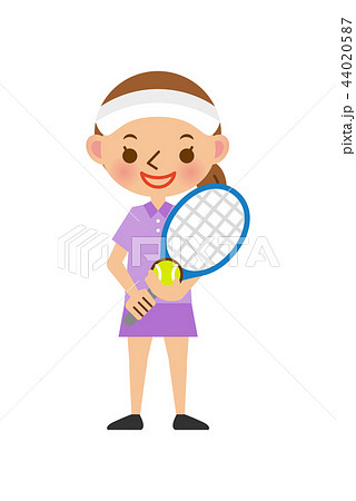 テニス　女性 44020587