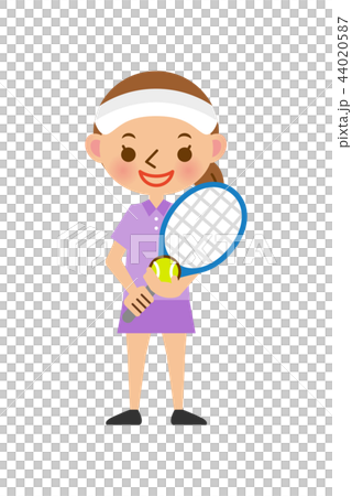 テニス　女性 44020587