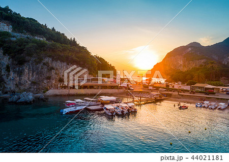 Paleokastritsa bay on Corfu, Ionian archipelago, Greece 44021181