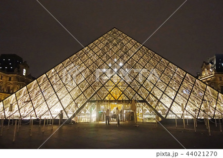 ルーブル美術館夜景 ルーブル美術館夜景 44021270