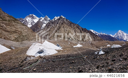 K2 and Broad Peak from Concordia in the Karakorum K2 and Broad Peak from Concordia in the Karakorum 44021656