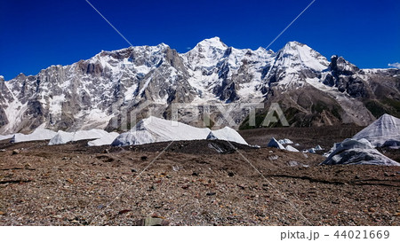 K2 and Broad Peak from Concordia in the Karakorum K2 and Broad Peak from Concordia in the Karakorum 44021669