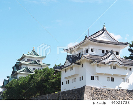 名古屋城と西南隅櫓(愛知県)2018年8月 名古屋城と西南隅櫓(愛知県)2018年8月 44021788