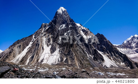 Mitre peak in Karakoram range at sunset view from Mitre peak in Karakoram range at sunset view from 44021800