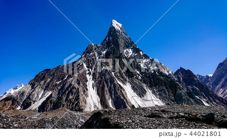 Mitre peak in Karakoram range at sunset view from Mitre peak in Karakoram range at sunset view from 44021801