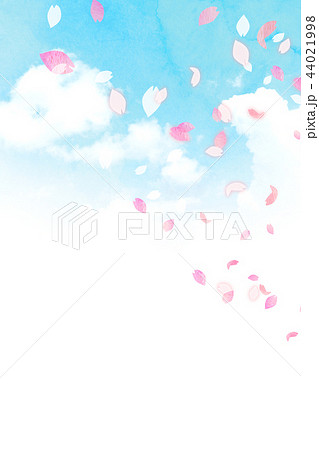 桜　背景素材　テクスチャー 44021998