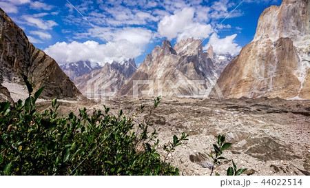 Trango Towers and Baltoro Glacier Karakorum Pakist Trango Towers and Baltoro Glacier Karakorum Pakist 44022514