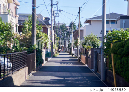 住宅街の通り 住宅街の通り 44023980