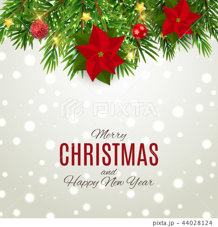 Merry Christmas and New Year Background. Vector Illustration Merry Christmas and New Year Background. Vector Illustration 44028124