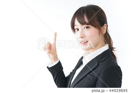 指差すビジネスウーマン 指差すビジネスウーマン 44029695