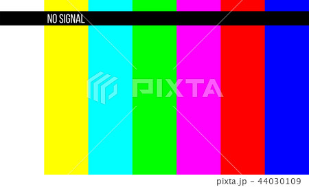 Creative vector illustration of no signal TV test pattern background. Television screen error. SMPTE Creative vector illustration of no signal TV test pattern background. Television screen error. SMPTE 44030109