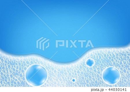 Creative vector illustration of realistic water air soap bubbles isolated on background. Art design 44030141