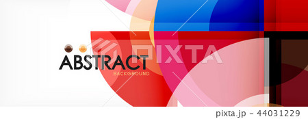 Abstract background bright circles geometric design 44031229