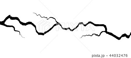 Creative vector illustration of realistic wall cracks set isolated on transparent background. Art Creative vector illustration of realistic wall cracks set isolated on transparent background. Art 44032476