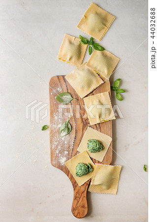 Ingredients for homemade pasta cooking 44032688