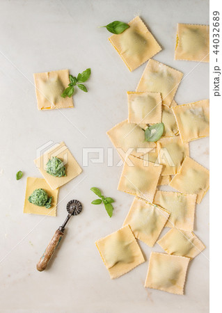 Ingredients for homemade pasta cooking 44032689