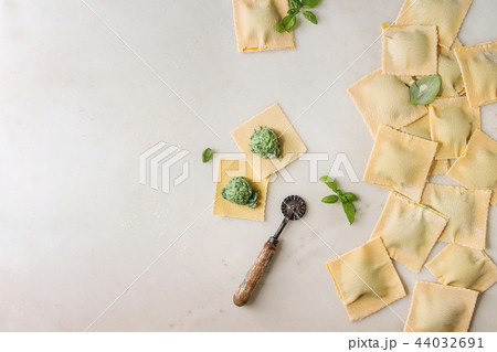 Ingredients for homemade pasta cooking 44032691
